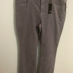 Kut from the Kloth Gray Seal Karen Baby Bootcut corduroy pants, size 14